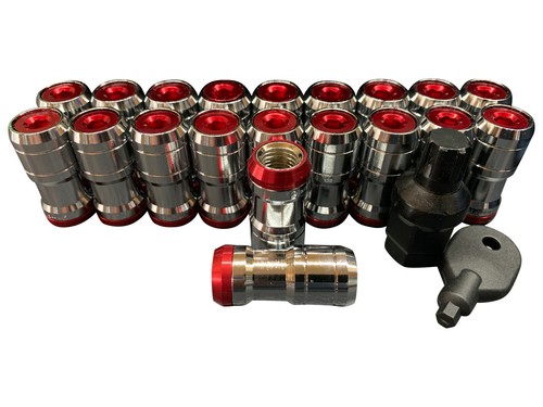Chrome red lug nuts for - 20,