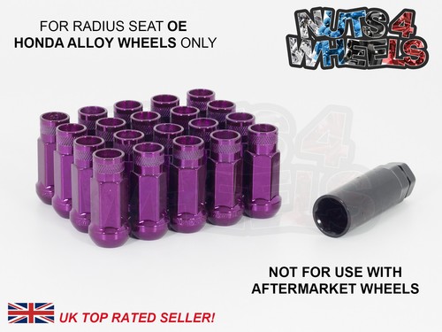 Purple gt50 wheel nuts - 20,